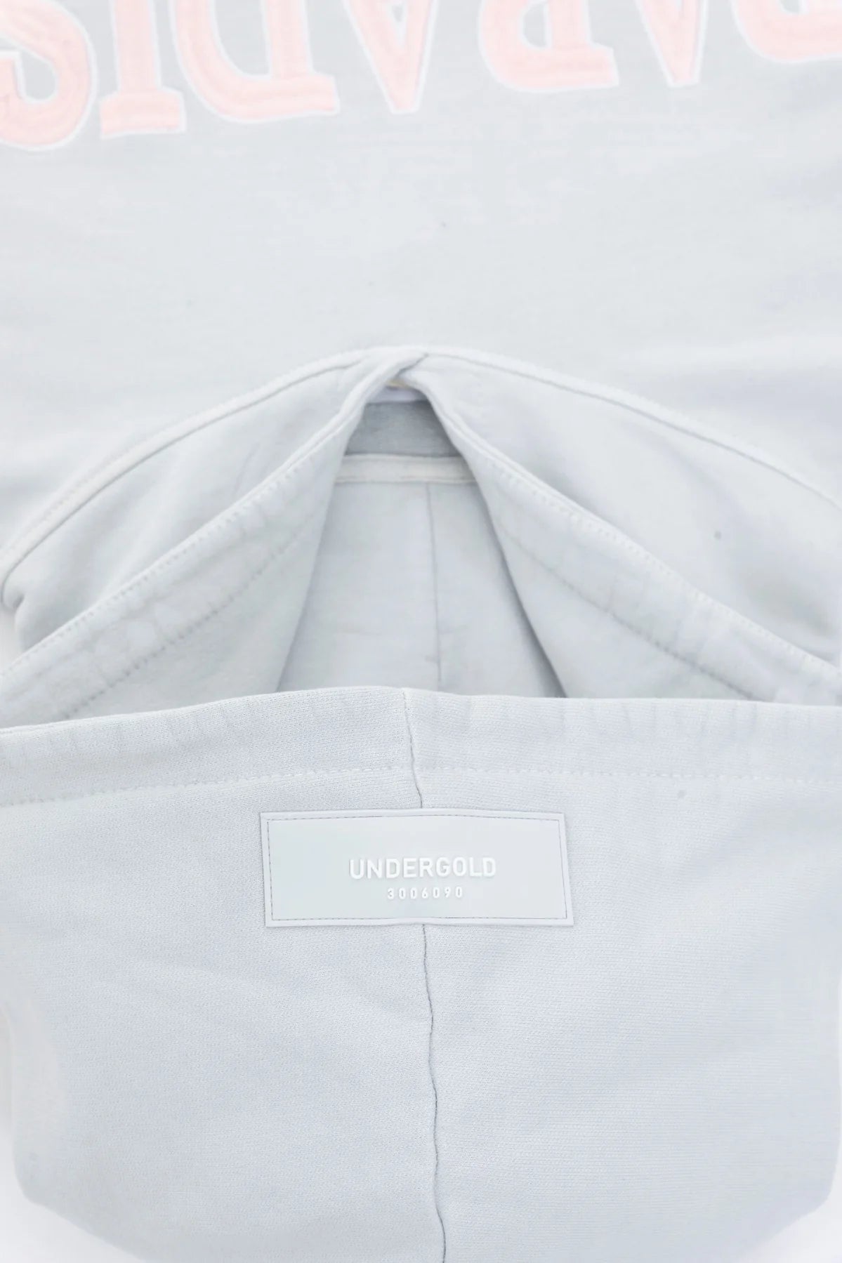 HOODIE UNDERGOLD PARADISE PASTEL GRAY