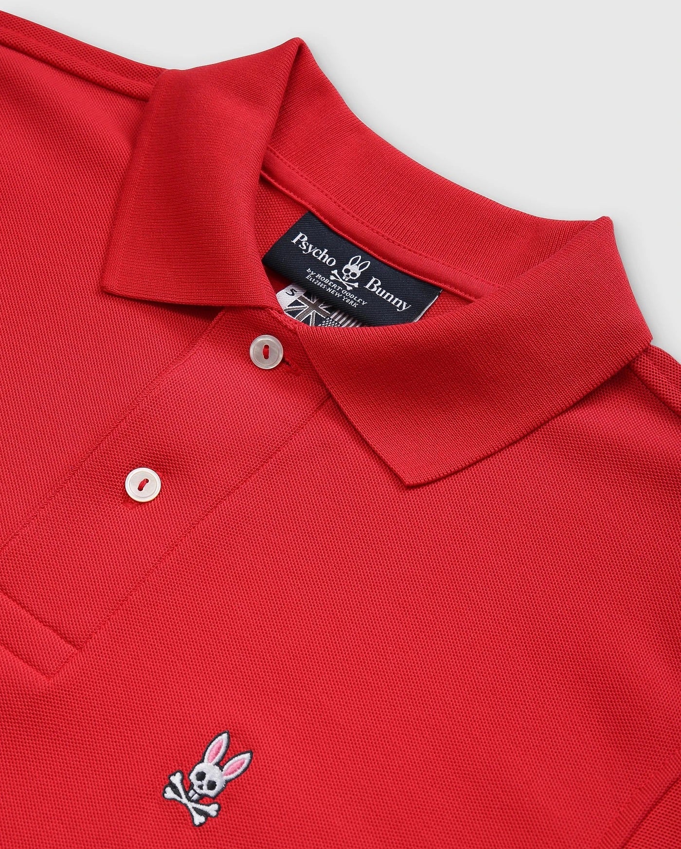 POLO PSYCHO BUNNY CLASICO ROJO