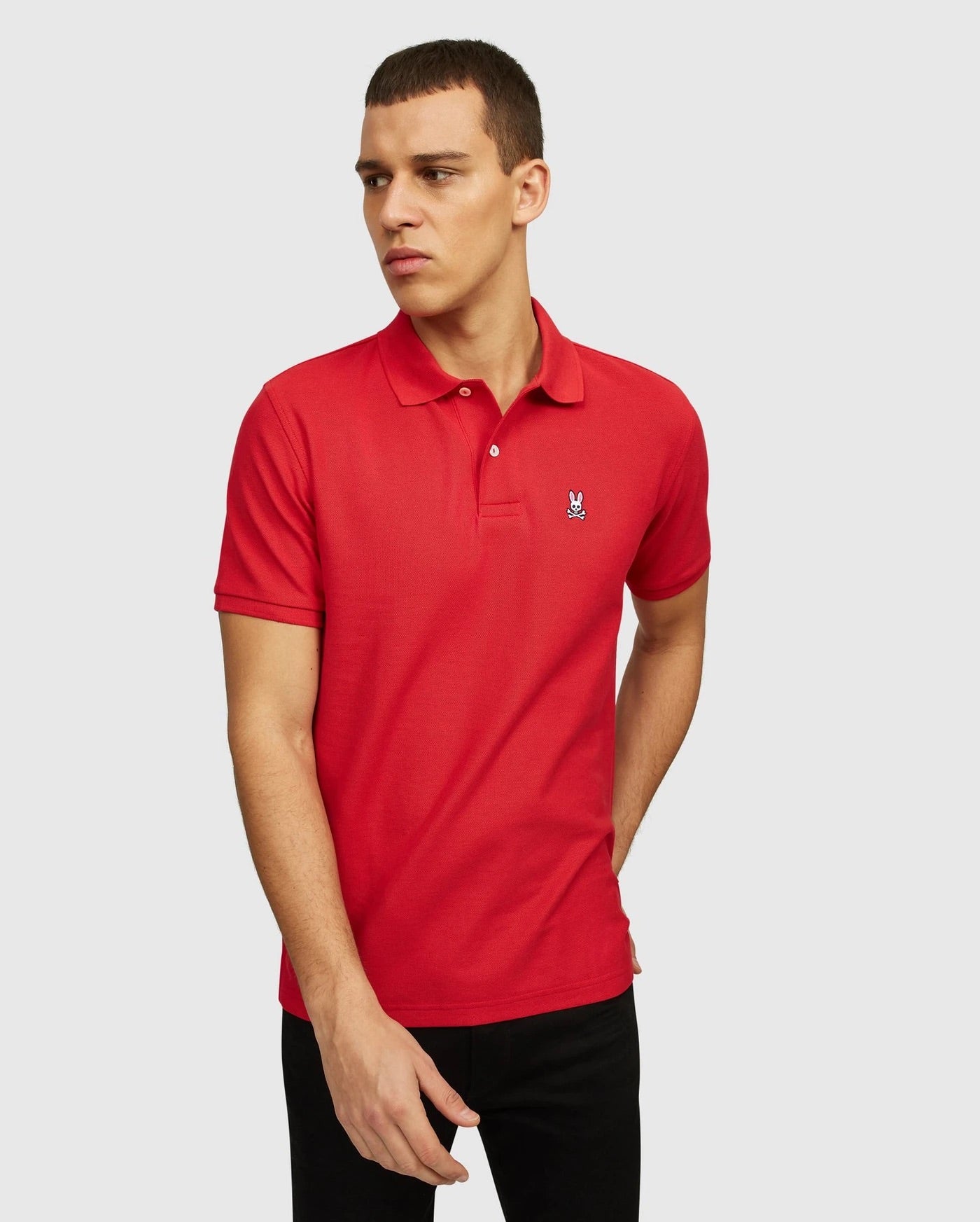 POLO PSYCHO BUNNY CLASICO ROJO