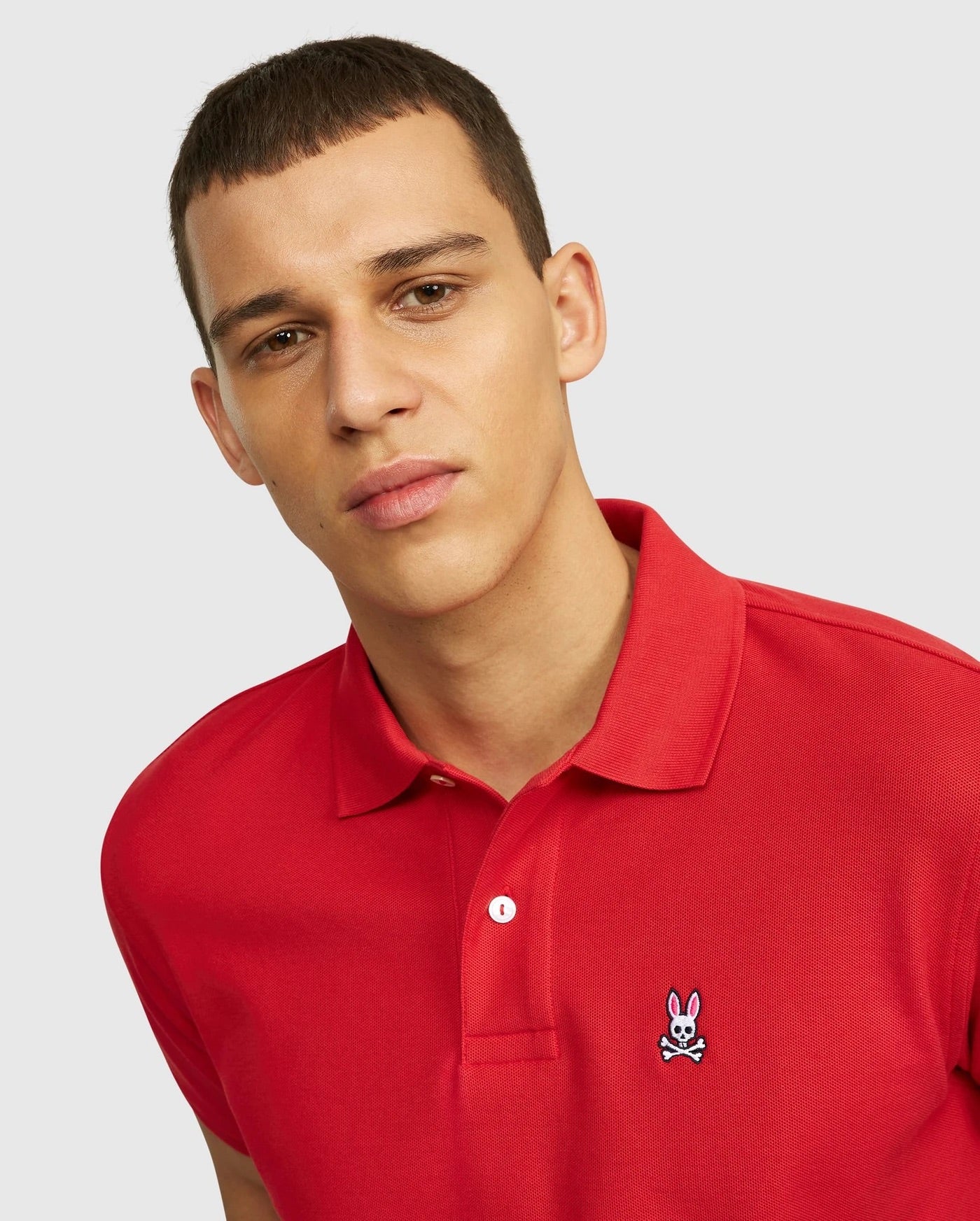 POLO PSYCHO BUNNY CLASICO ROJO