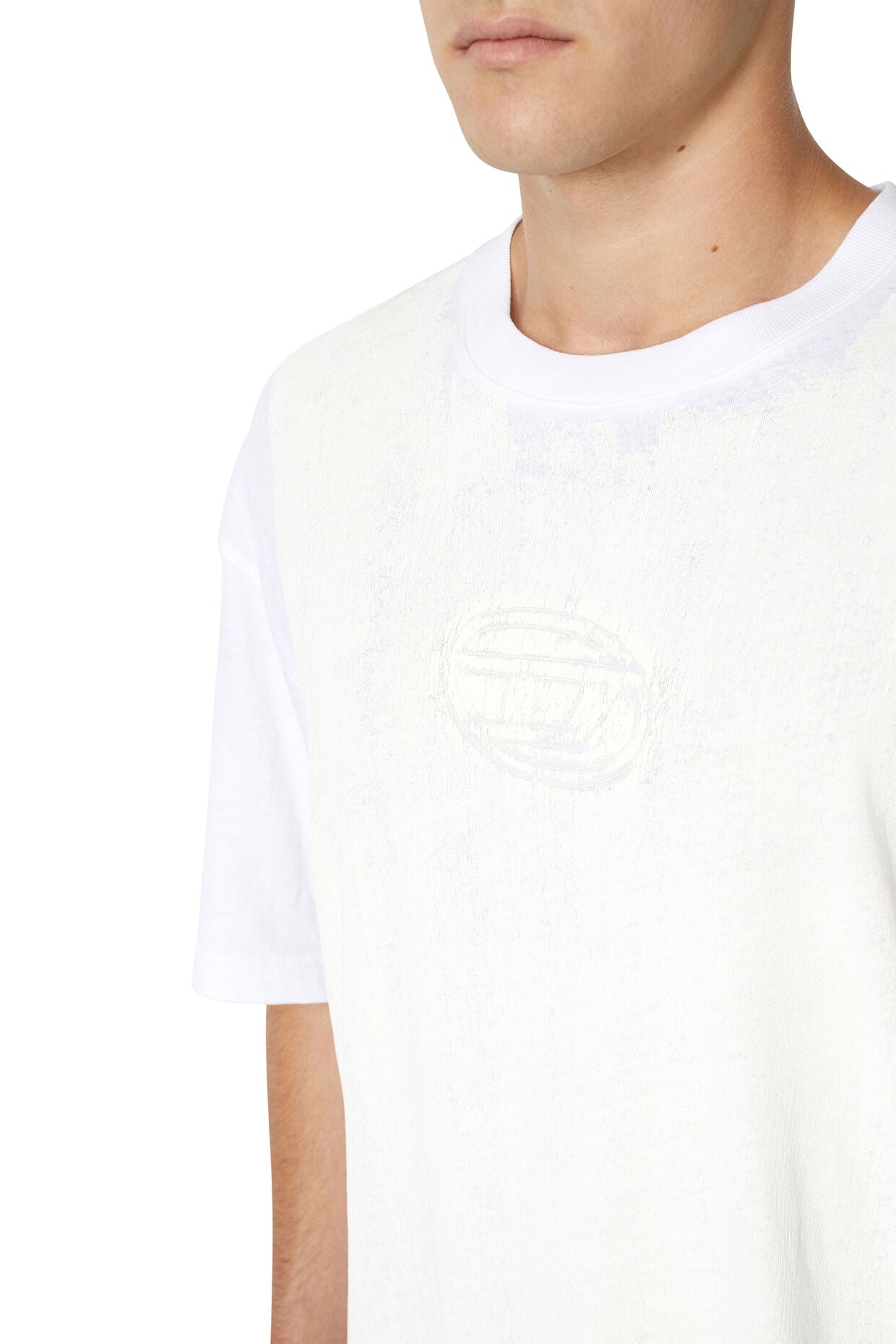 T-SHIRT DIESEL T-WASH E1-WHITE