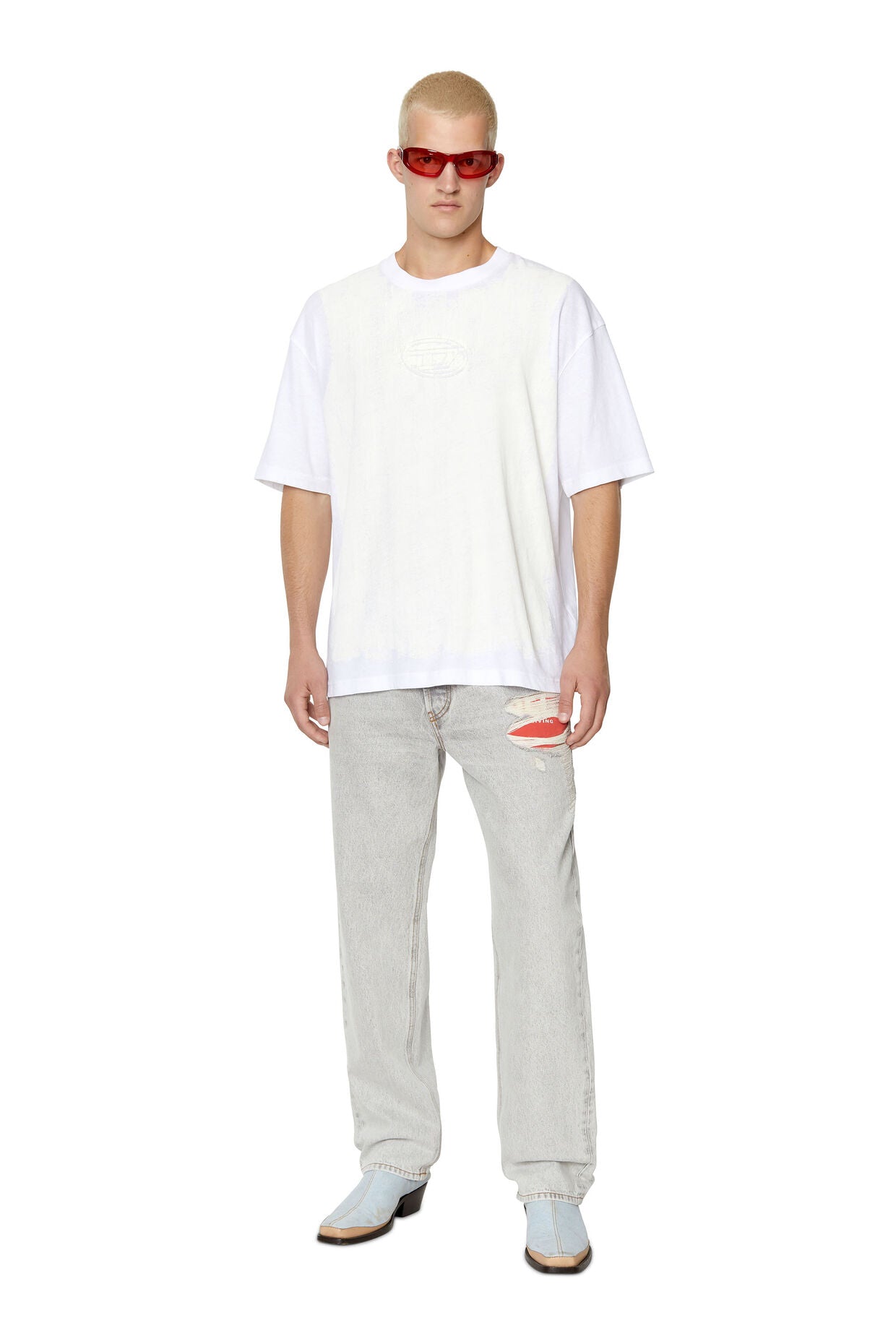 T-SHIRT DIESEL T-WASH E1-WHITE