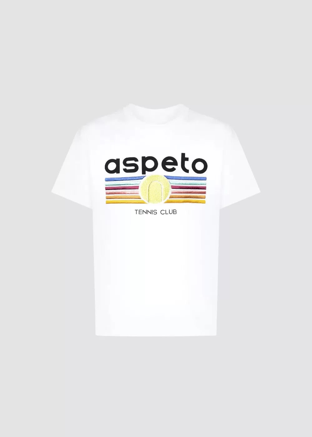 T-SHIRT ASPETO ATSH5007 TENNIS CLUB WHITE