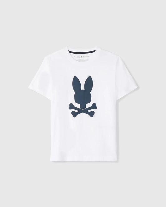 T-SHIRT PSYCHO BUNNY HOUSTON WHITE