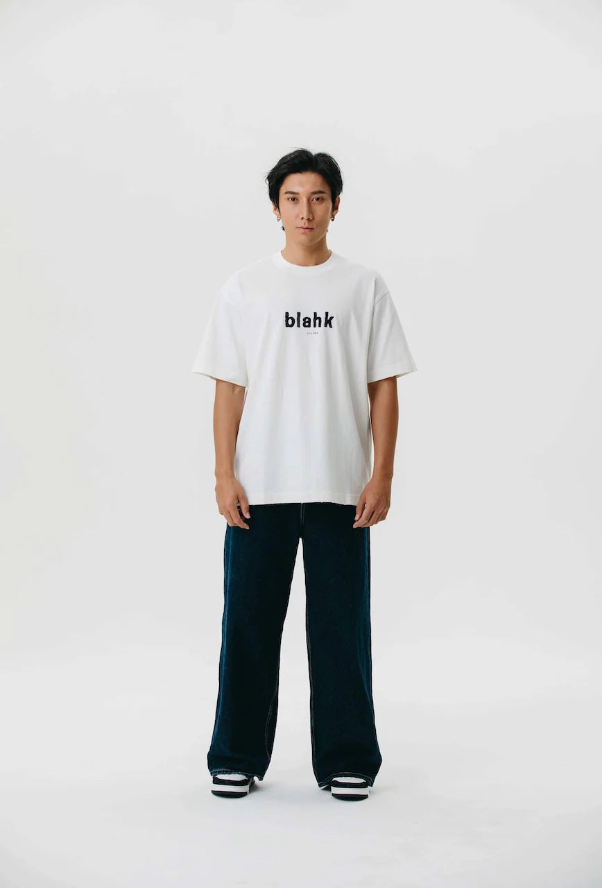 T-SHIRT BLAHK 1000 SIGNATURE WHITE