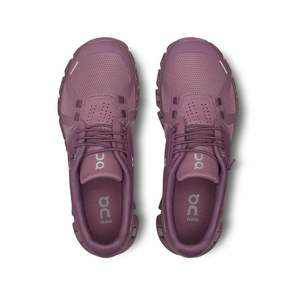 TENIS ON CLOUD 5 59.98022 FIG/QUARTZ (MUJER)