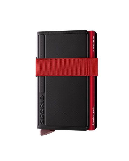 TARJETERO SECRID BANDWALLET TPU SHELTERSUIT BLACK RED