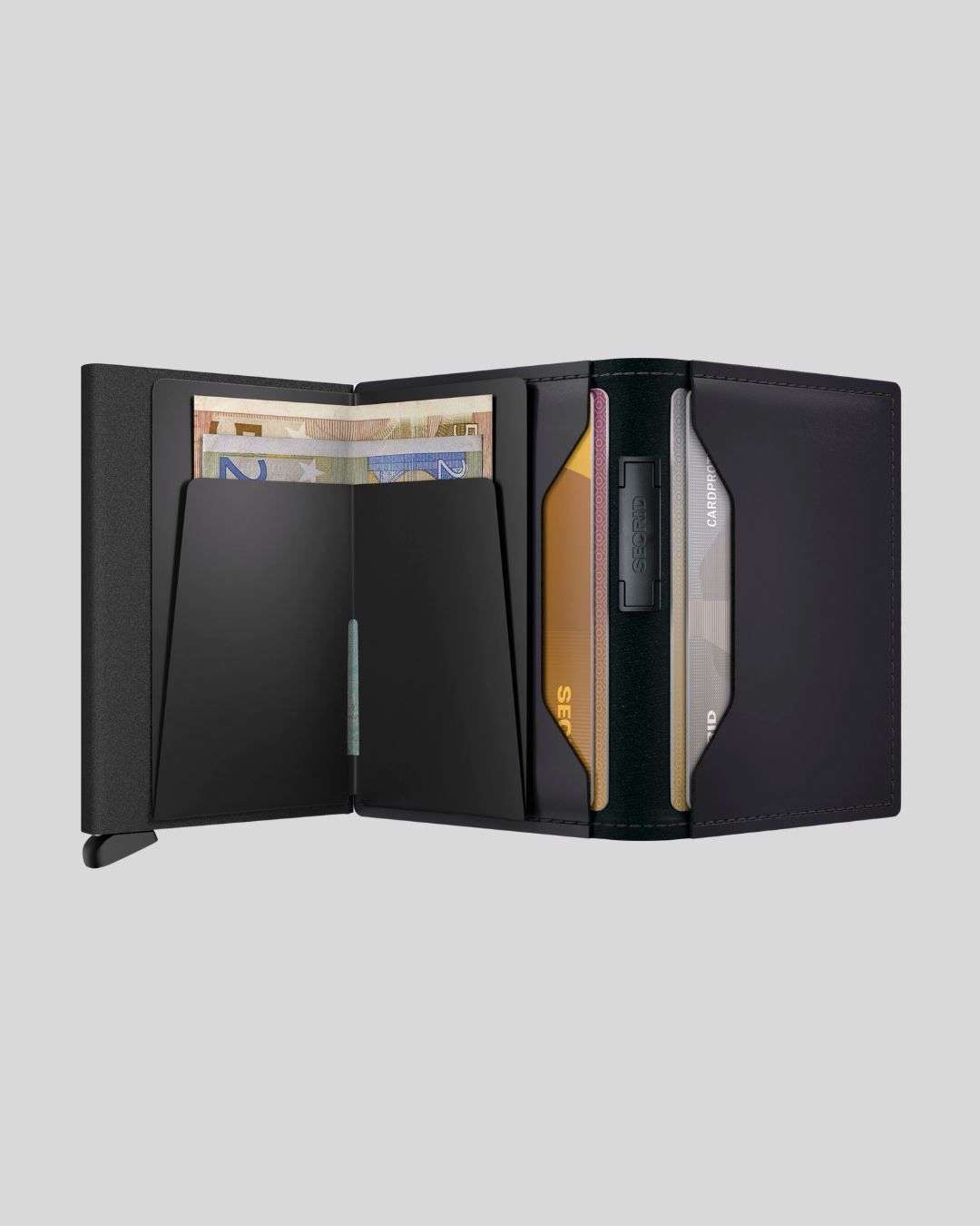 TARJETERO SECRID BANDWALLET MATTE BLACK BLACK