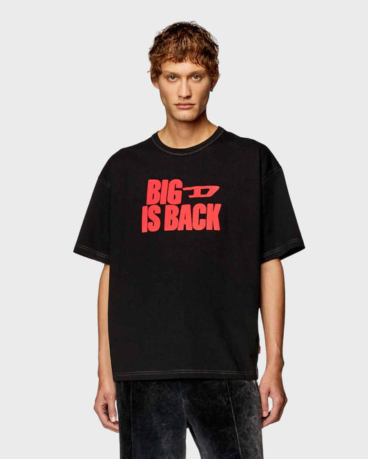 T-SHIRT DIESEL T-BOXT-BACK BLACK