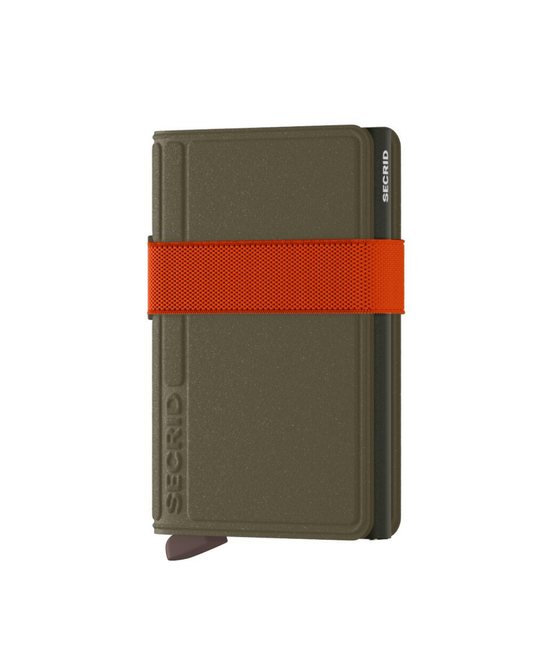 TARJETERO SECRID BANDWALLET LIBA GREEN-ORANGE