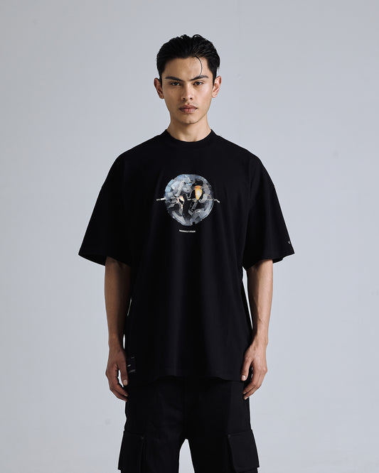 T-SHIRT UNDERGOLD NOVA BOT SPHERE BLACK