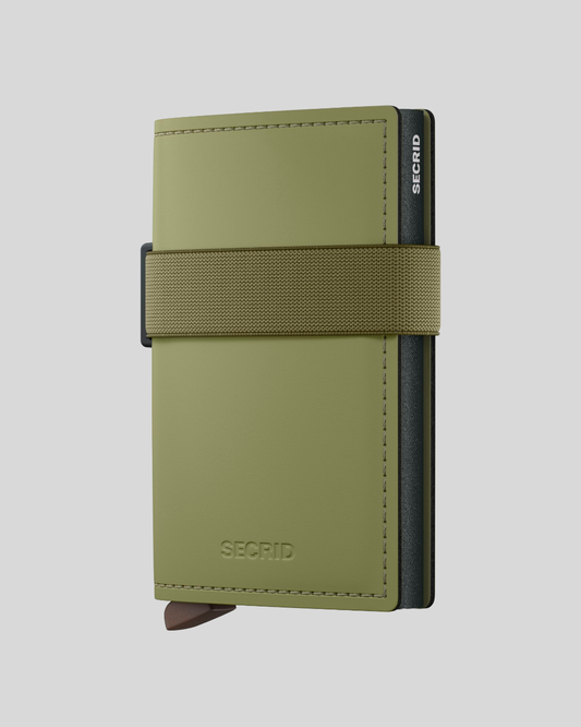 TARJETERO SECRID BANDWALLET MATTE LEAF KHAKI