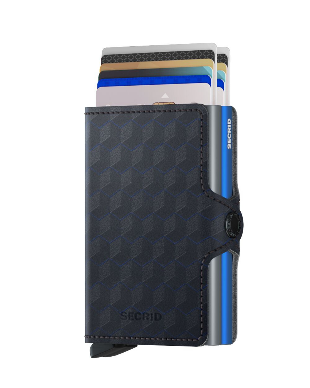 TARJETERO SECRID TWINWALLET OPTICAL TITANIUM BLUE