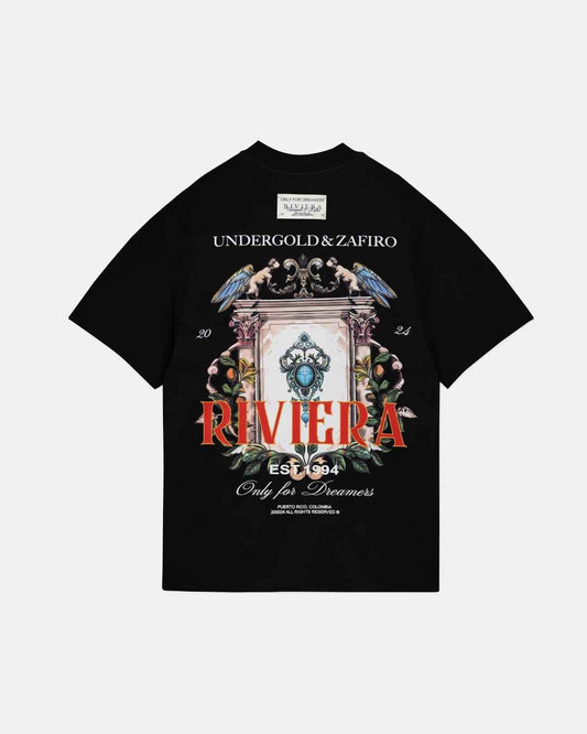 T-SHIRT UNDERGOLD RIVIERA DOOR BLACK