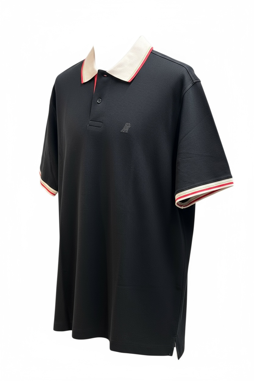 POLO JAMES BARK STRIPED RED ACCENTS BLACK BEAUTY SV02