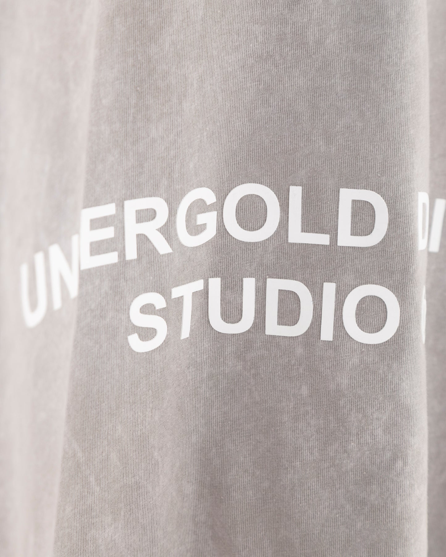 T-SHIRT UNDERGOLD DESIGN STUDIO VINTAGE LIGHT GRAY