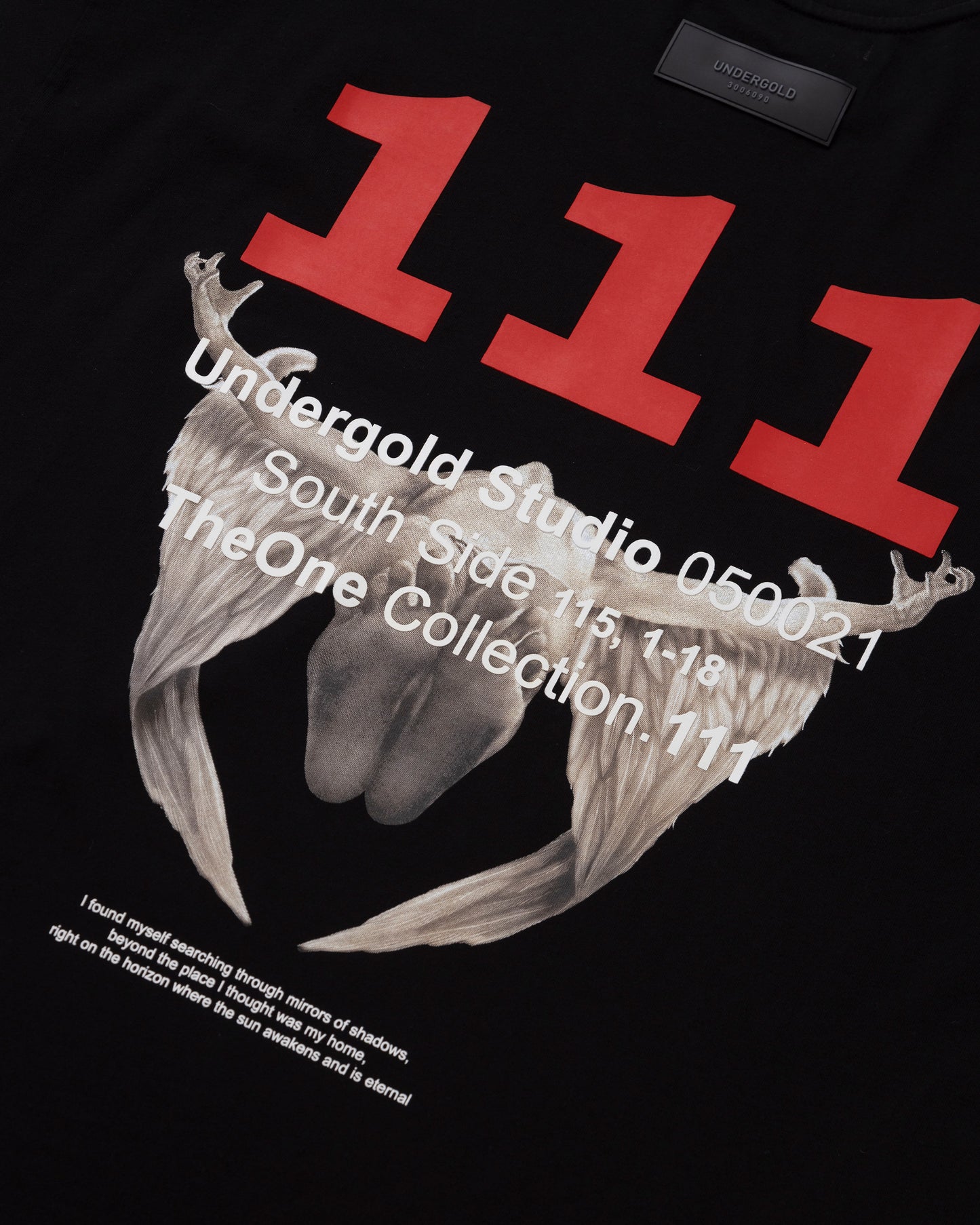 T-SHIRT UNDERGOLD THE ONE ANGEL BLACK
