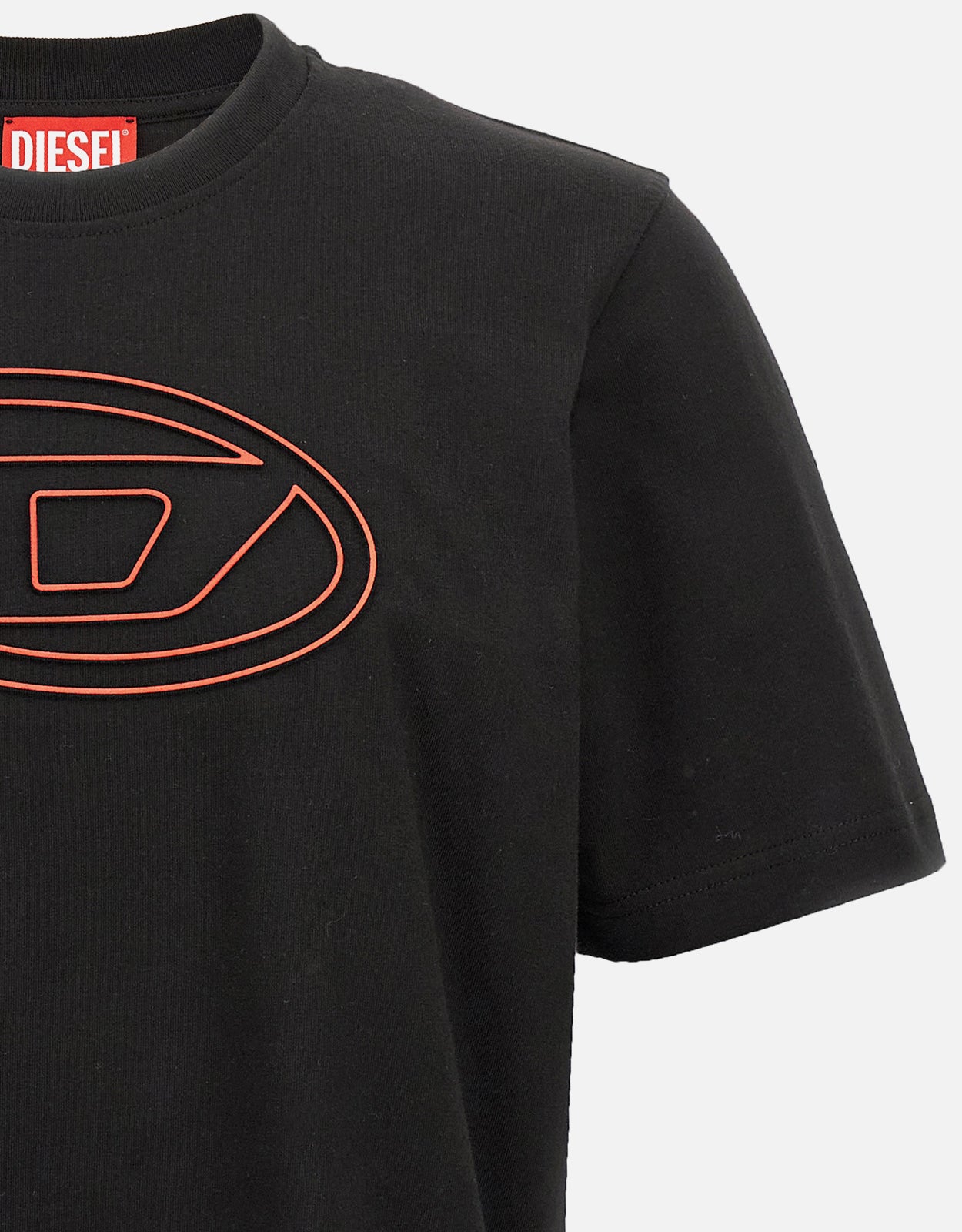 T-SHIRT DIESEL T-ADJUST-BIGOVAL BLACK/RED