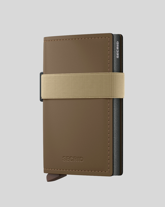 TARJETERO SECRID BANDWALLET MATTE EARTH BEIGE