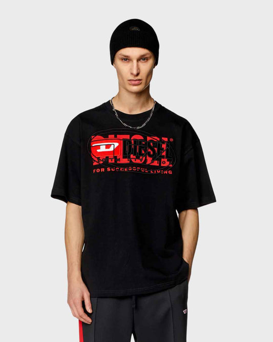 T-SHIRT DIESEL T-BOXT BLACK