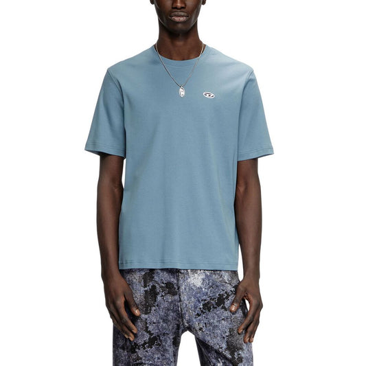 T-SHIRT DIESEL T-ADJUST-D OVAL AZUL