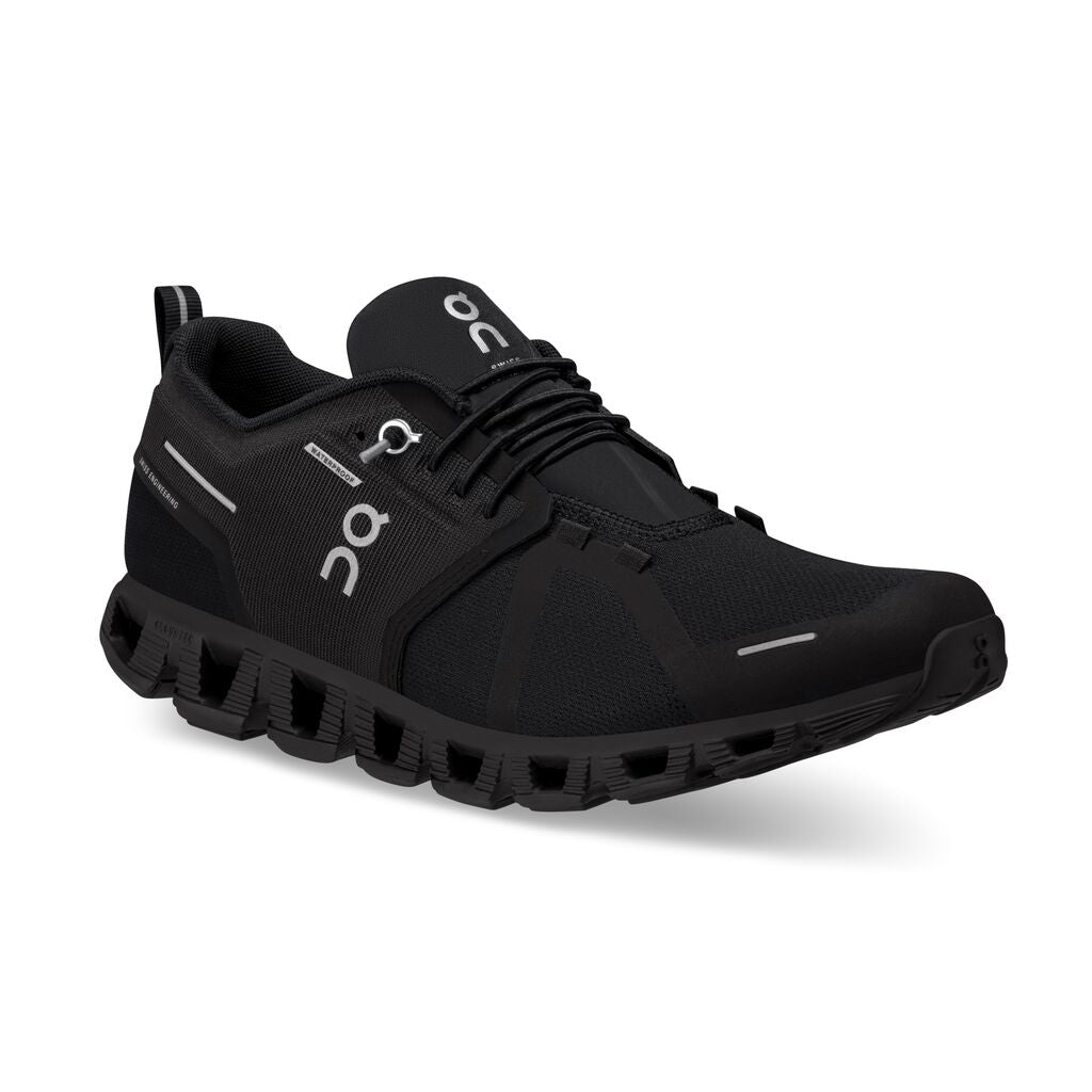 TENIS ON CLOUD 5 59.98838 WATERPROOF ALL BLACK [MUJER]