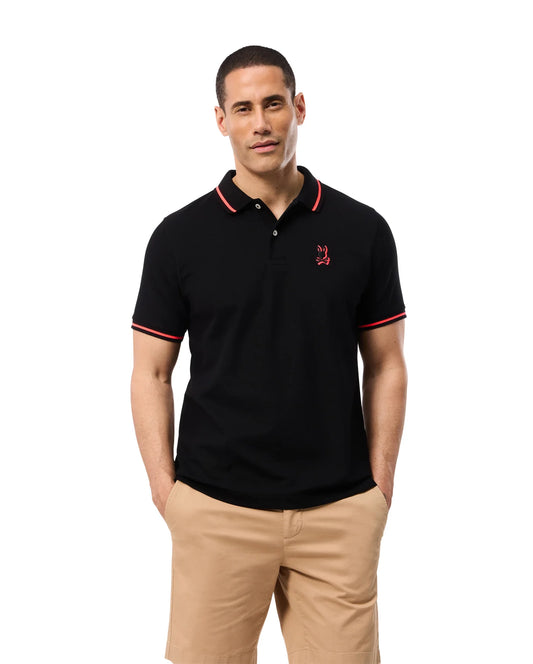 POLO PSYCHO BUNNY GROVES BLACK