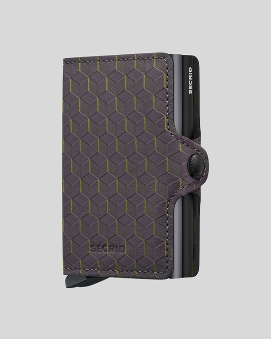 TARJETERO SECRID TWINWALLET OPTICAL GREY YELLOW