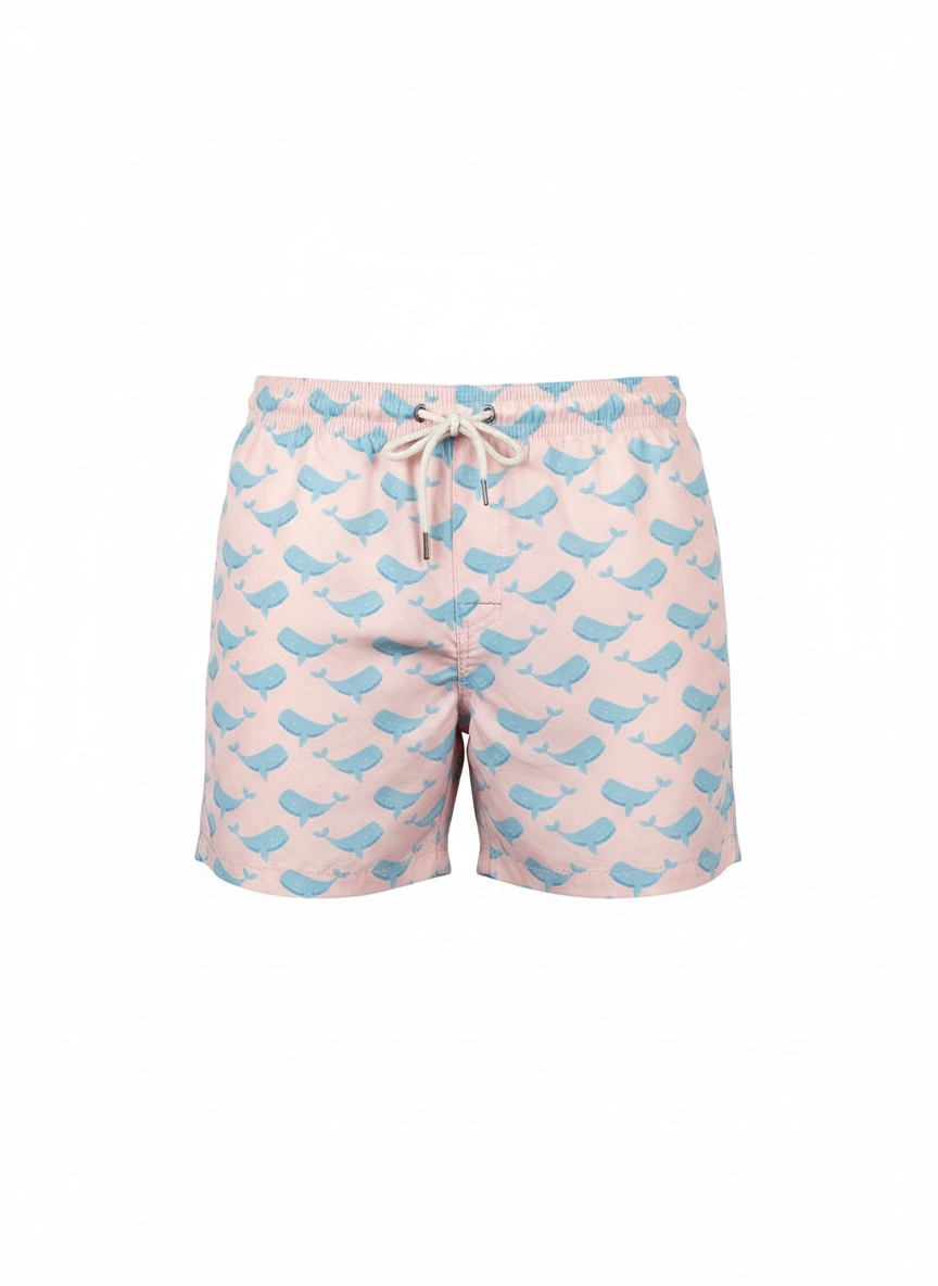TRAJES DE BAÑO BERMIES WHALE PINK