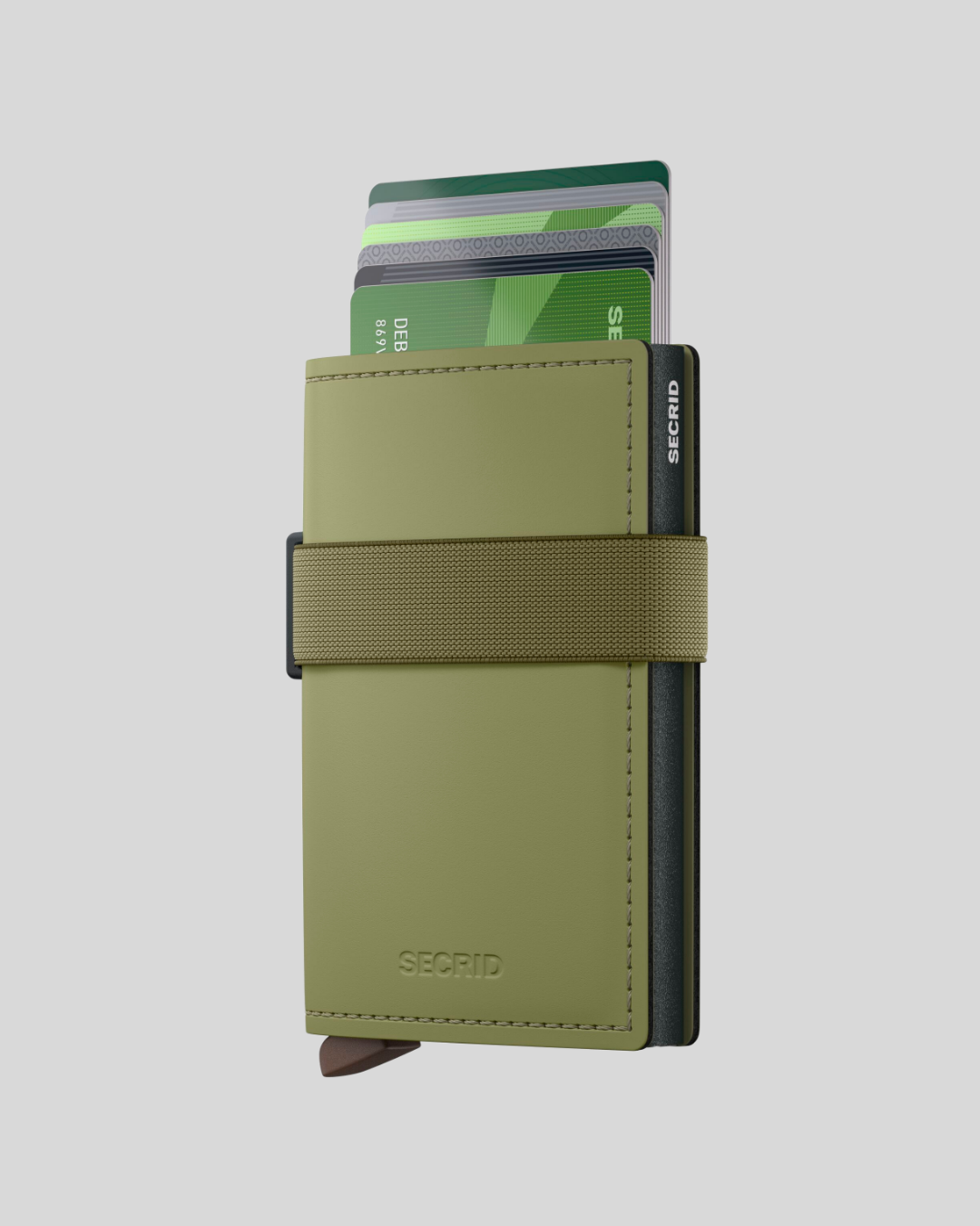 TARJETERO SECRID BANDWALLET MATTE LEAF KHAKI