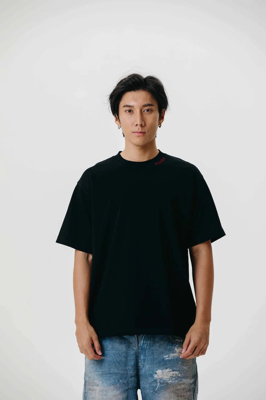 T-SHIRT BLAHK 0013 SOFT ECHO BLACK