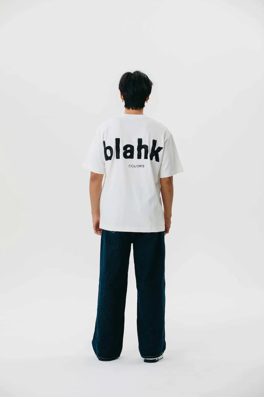 T-SHIRT BLAHK 1000 SIGNATURE WHITE