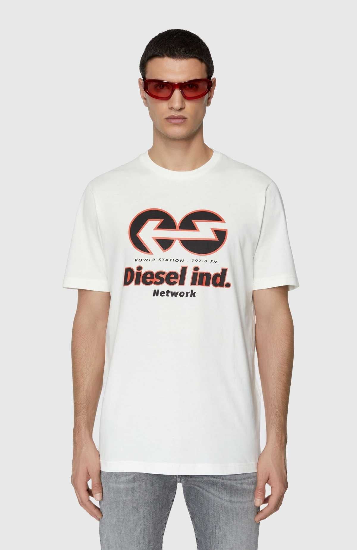 T-SHIRT DIESEL T-JUST E18- WHITE