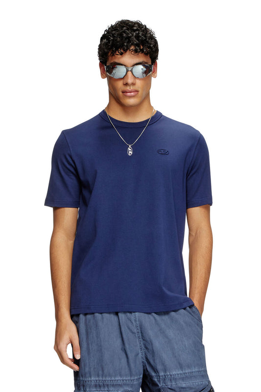 T-SHIRT DIESEL T-ADJUST-SLITS-R17 NAVY