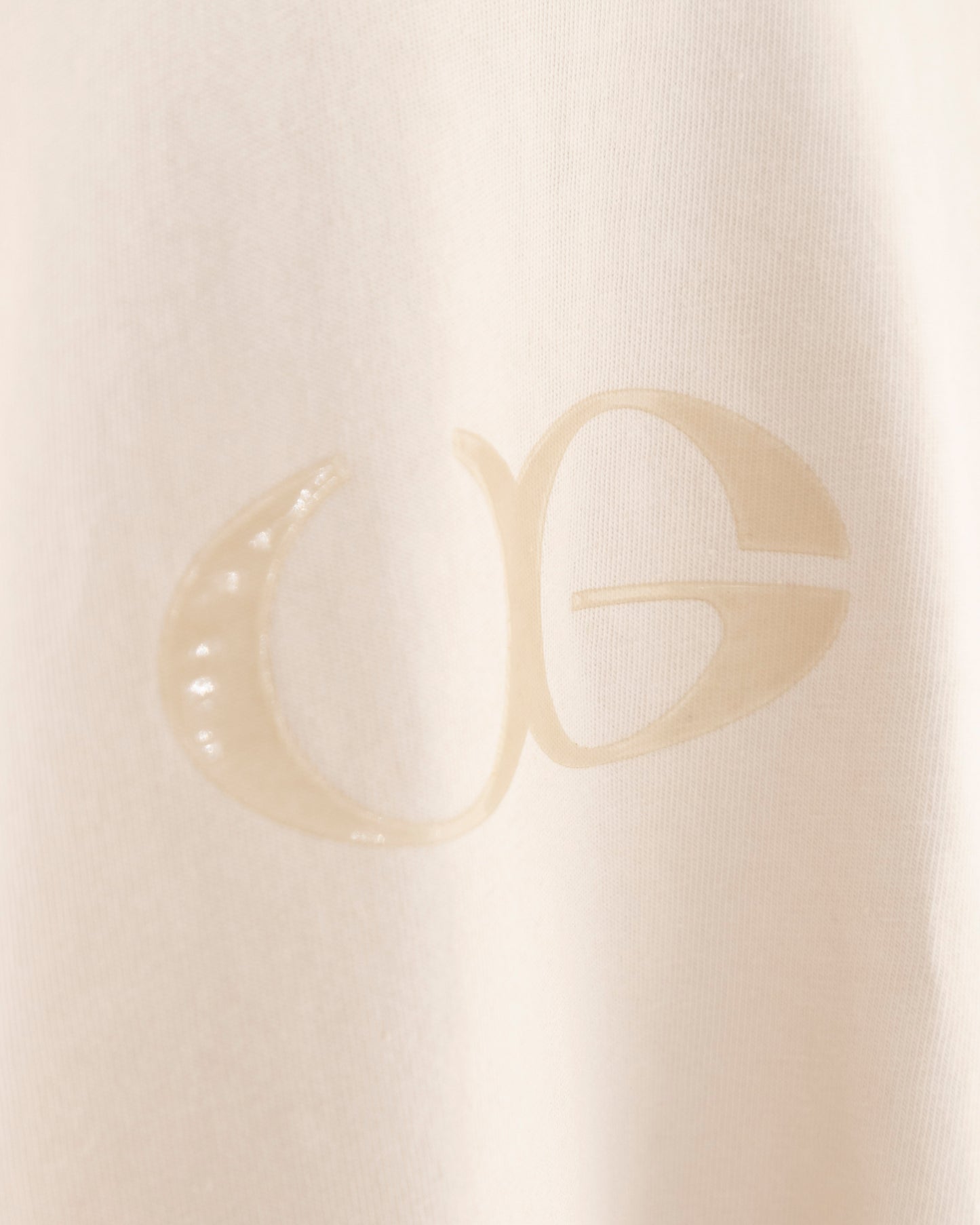 T-SHIRT UNDERGOLD NOVA MONOGRAM CREAM