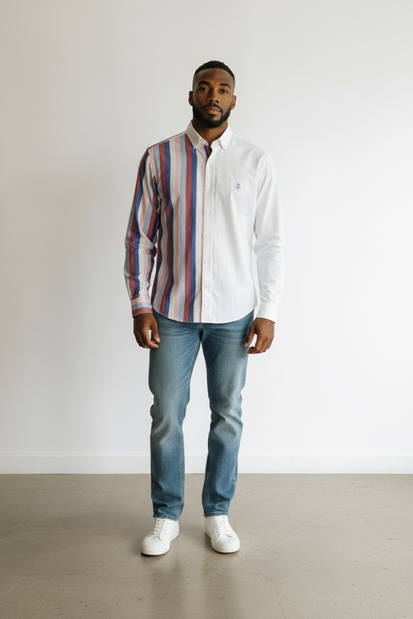 CAMISA M/L EIGHT-X F-23126 WHITE