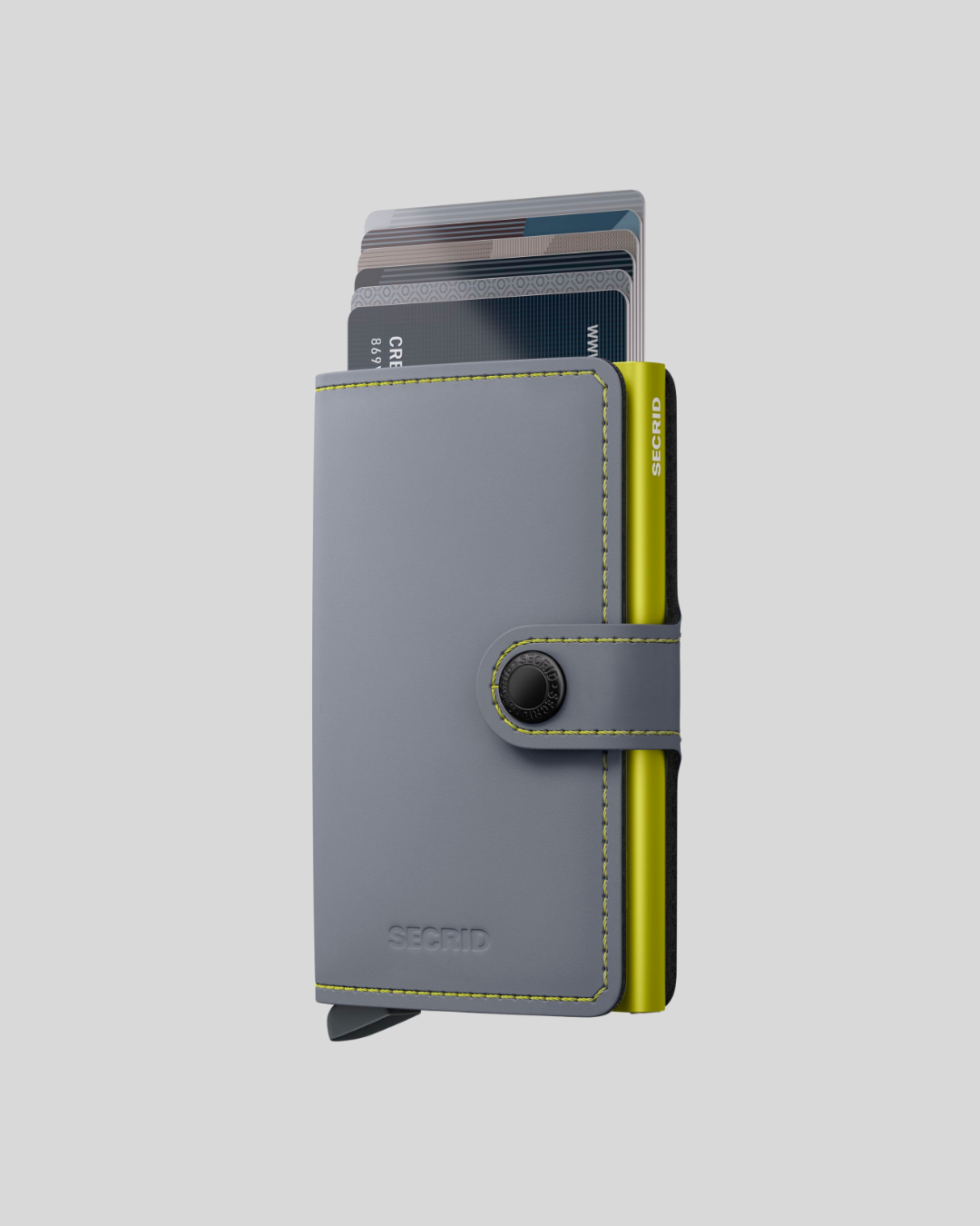 TARJETERO SECRID MINIWALLET GREY LIME
