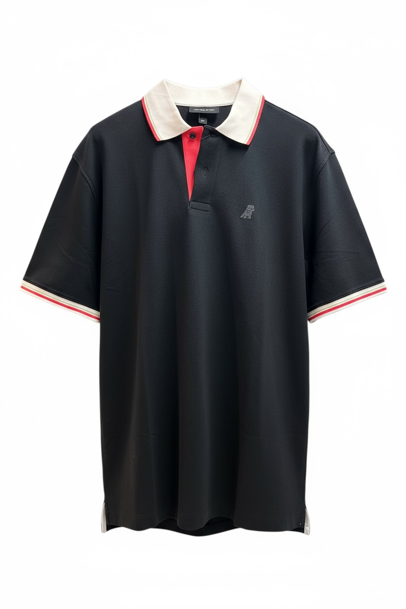 POLO JAMES BARK STRIPED RED ACCENTS BLACK BEAUTY SV02