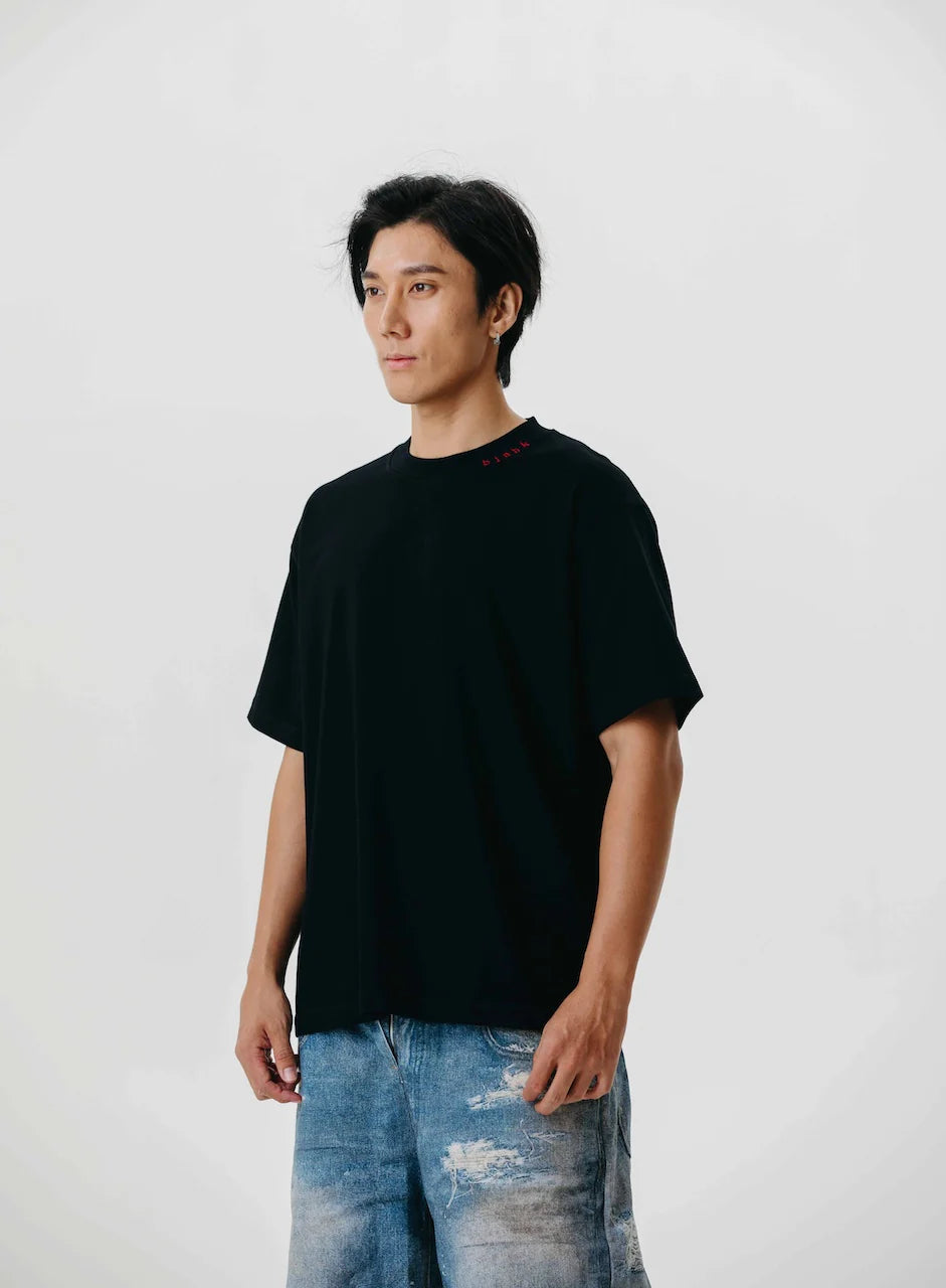 T-SHIRT BLAHK 0013 SOFT ECHO BLACK