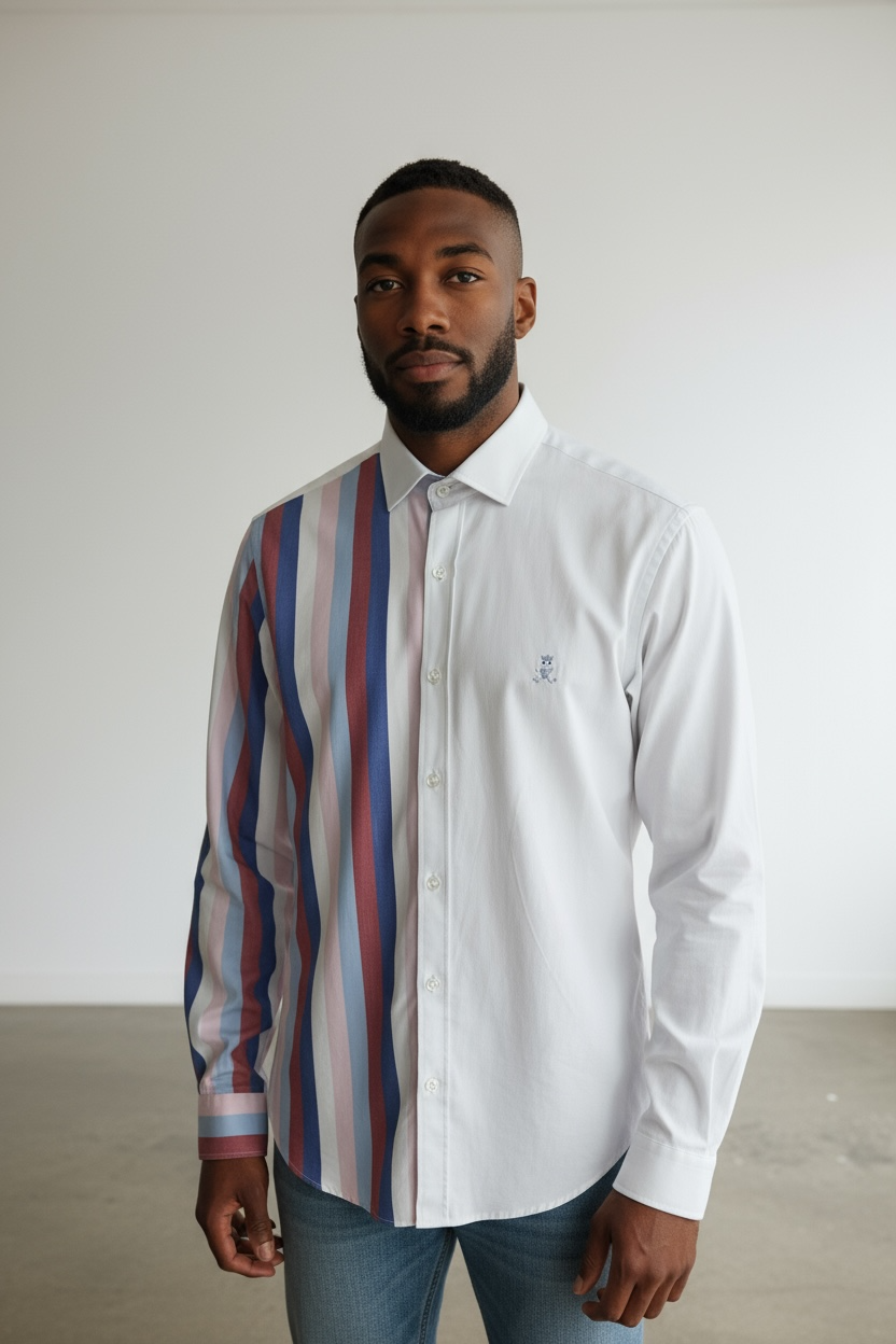 CAMISA M/L EIGHT-X F-23126 WHITE