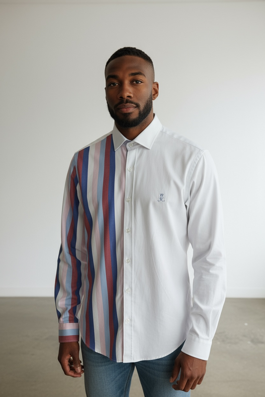 CAMISA M/L EIGHT-X F-23126 WHITE