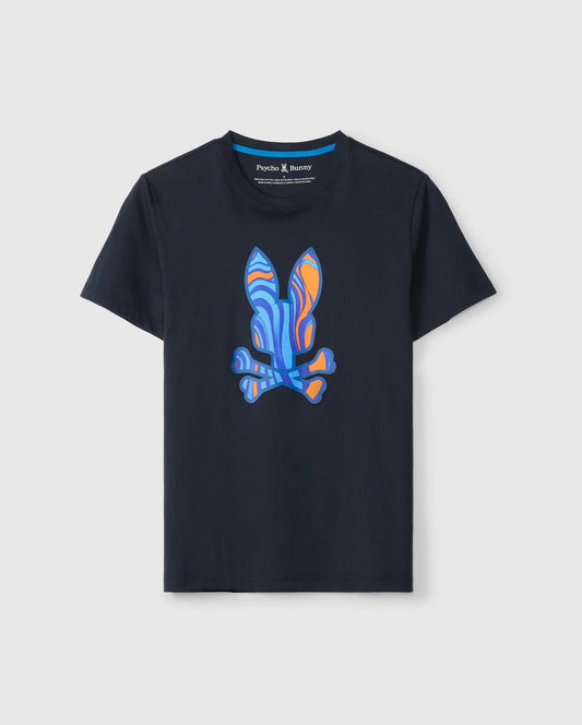 T-SHIRT PSYCHO BUNNY NEVADA NAVY