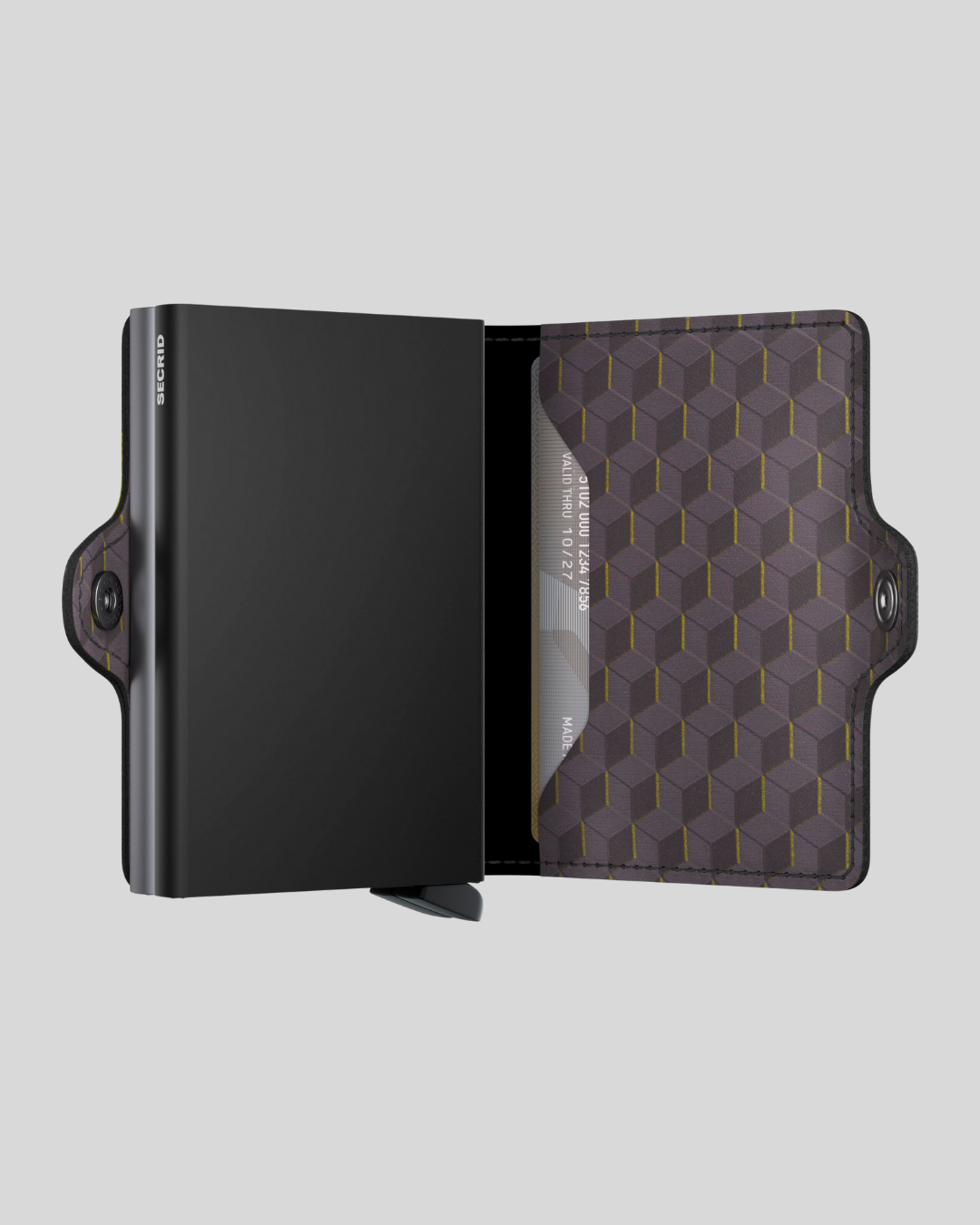 TARJETERO SECRID TWINWALLET OPTICAL GREY YELLOW