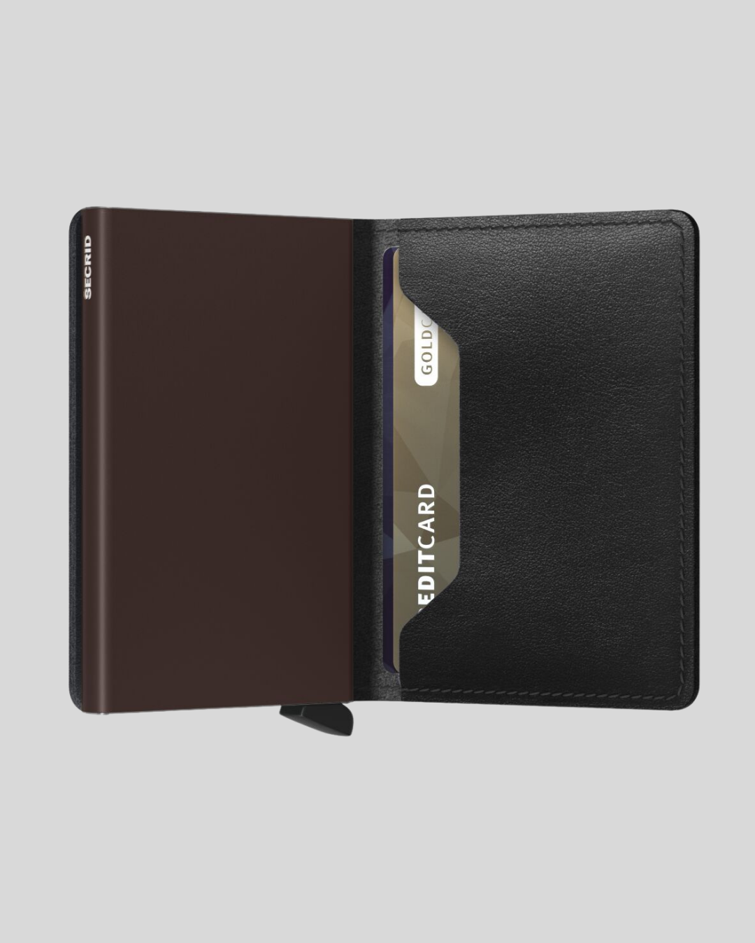 TARJETERO SECRID SLIMWALLET ORIGINAL BLACK BROWN