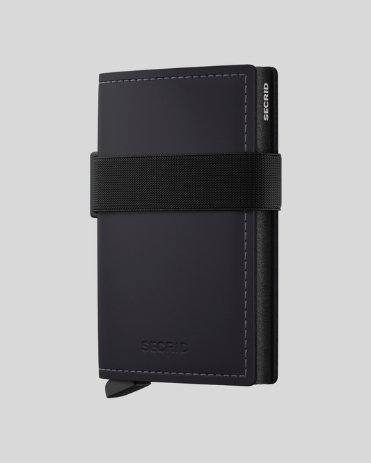 TARJETERO SECRID BANDWALLET MATTE BLACK BLACK