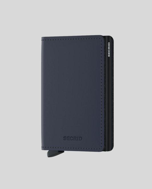 TARJETERO SECRID SLIMWALLET MATTE NIGHTBLUE