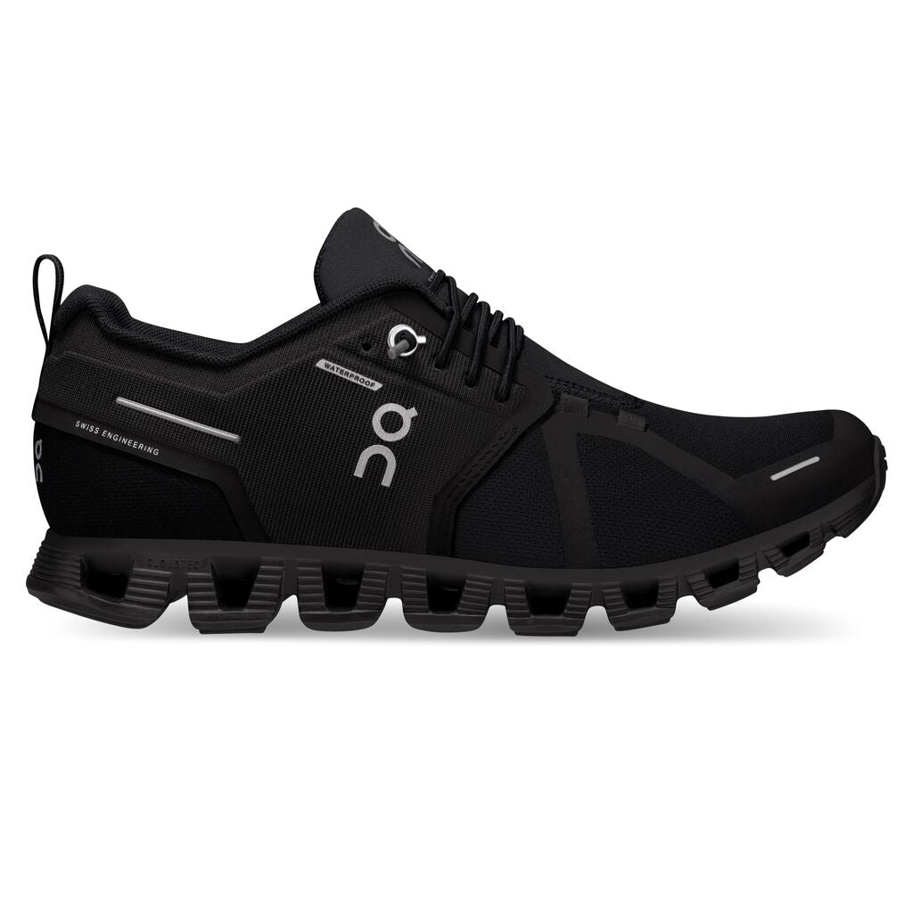 TENIS ON CLOUD 5 59.98838 WATERPROOF ALL BLACK [MUJER]