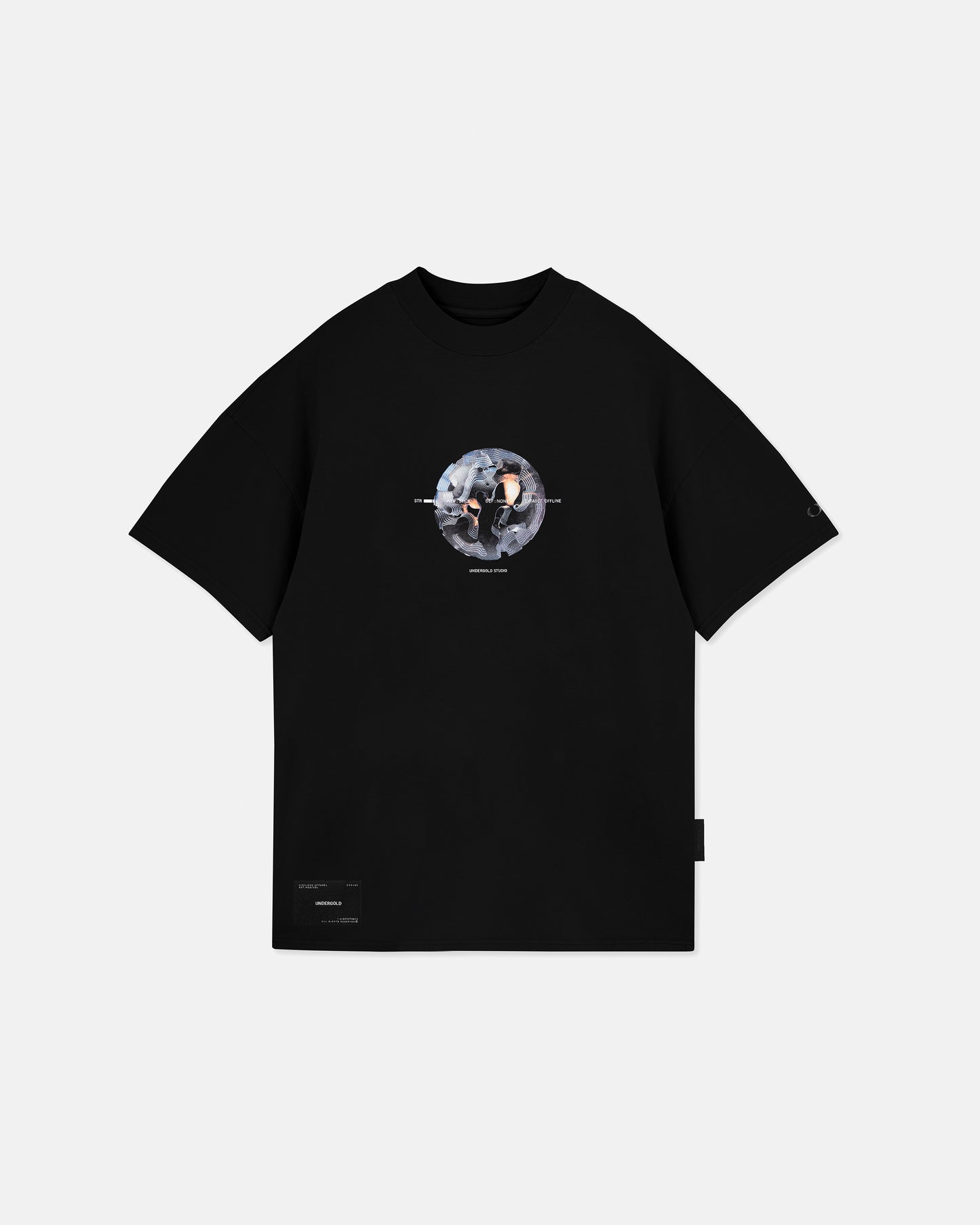 T-SHIRT UNDERGOLD NOVA BOT SPHERE BLACK