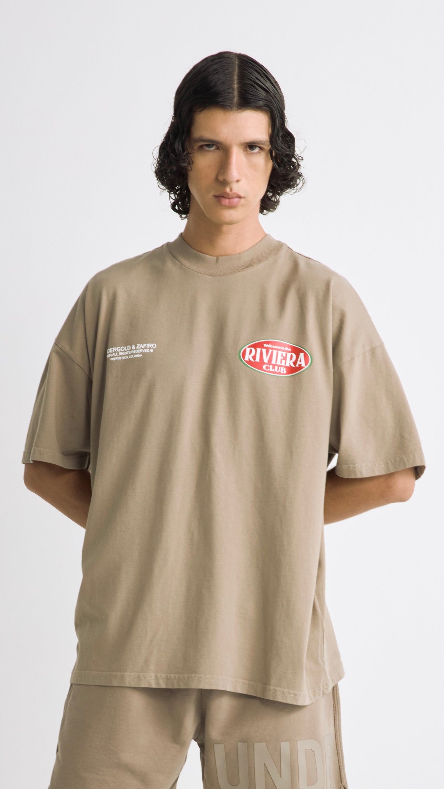 T-SHIRT UNDERGOLD RIVIERA SAUCE BROWN