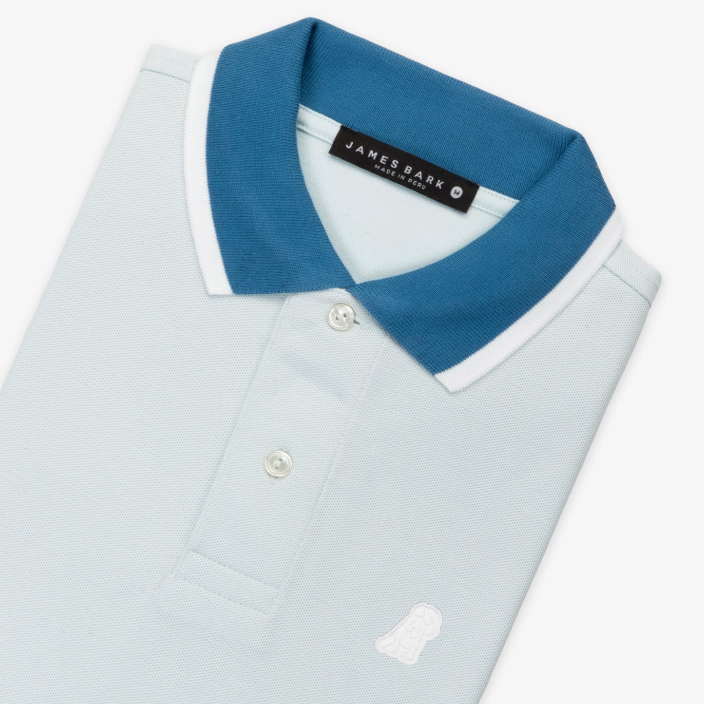 POLO JAMES BARK CONTRAST ILUSION BLUE S11